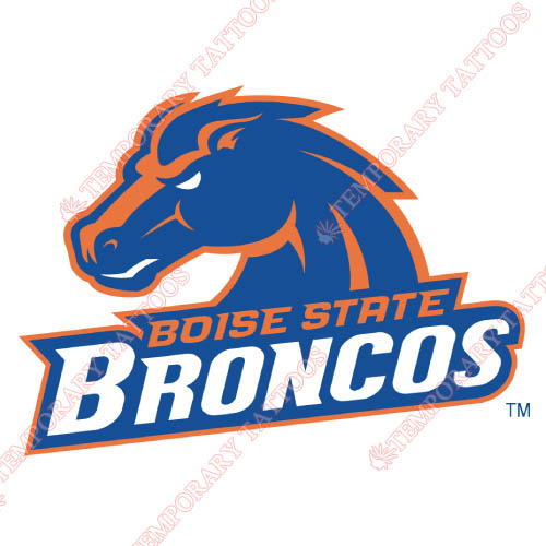 Boise State Broncos Customize Temporary Tattoos Stickers NO.4009